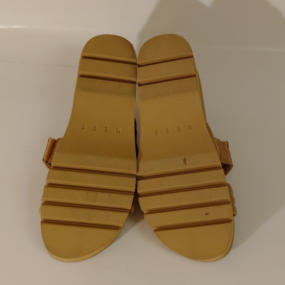 Reef Women's Tan Slide Sandals - Picture 6 of 7